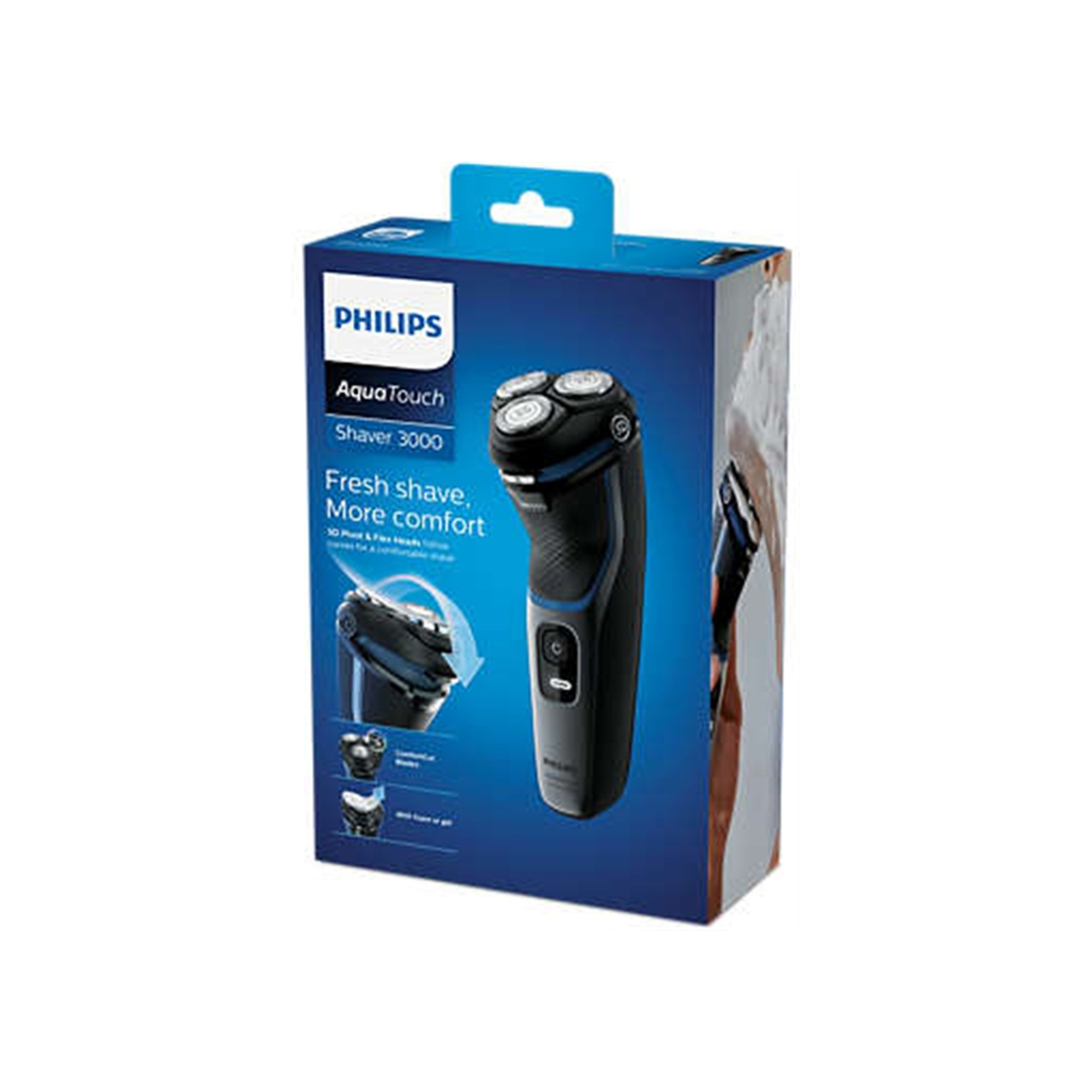 Philips - Wet & Dry Electric Shaver 3HD CB W/Trim ( No Pouch) (Photo: 4)